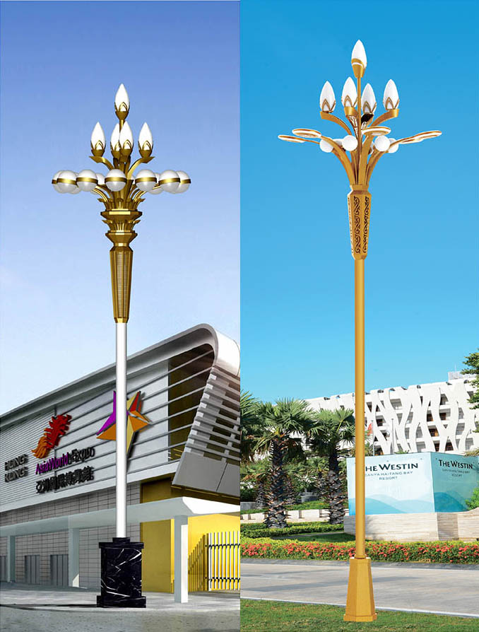 麻豆电影在线观看照明景观道路照明玉兰灯效果图