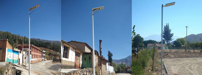 东莞麻豆电影在线观看照明一体化LED太阳能路灯安装效果图