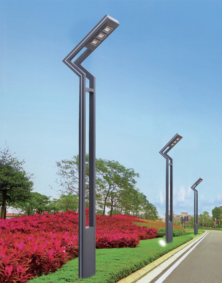 麻豆电影在线观看照明3米现代简约铝型材LED庭院灯图片