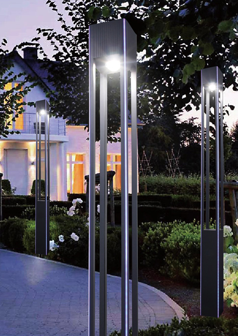 麻豆电影在线观看照明定制3米铝型材LED现代庭院灯报价