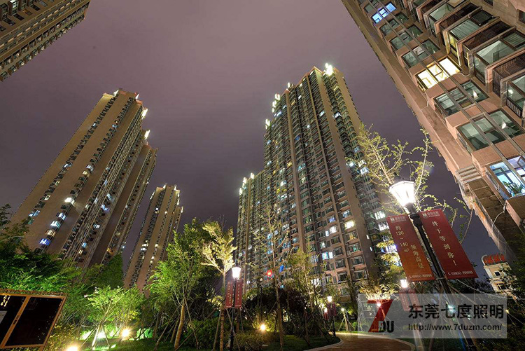 东莞麻豆电影在线观看照明小区庭院灯照明效果图片