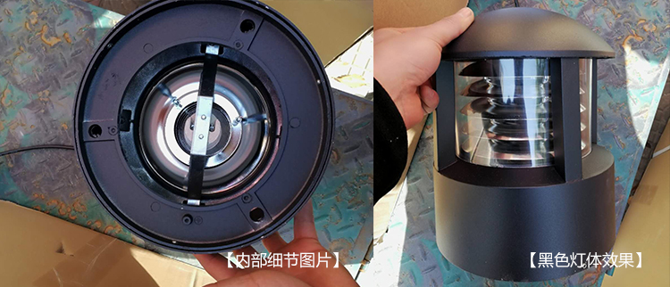 麻豆电影在线观看照明广场圆顶矮柱草坪灯生产实拍图片