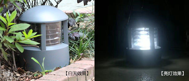 麻豆电影在线观看照明(QDCPD-YZ003)广场公园户外铸铝圆顶矮柱草坪灯安装效果图片