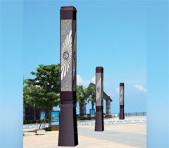 广场中式方形久久久永久久久人妻精品麻豆柱