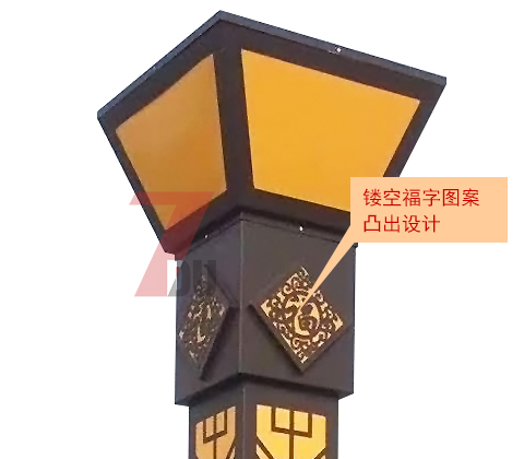 (QDJGDZ-012)3.5米广场镂空久久久永久久久人妻精品麻豆柱细节展示1