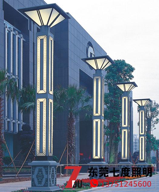 商业街道大型方柱久久久永久久久人妻精品麻豆柱安装效果图片