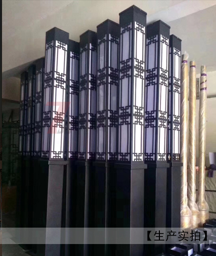 (QDJGDZ-016)广场中式镂空方形久久久永久久久人妻精品麻豆柱生产实拍图片