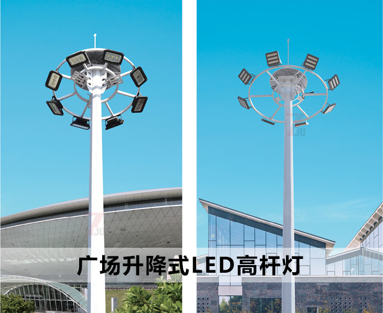 户外广场升降式LED麻豆电影网站效果图片