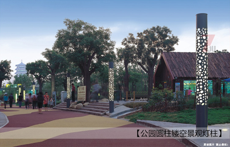 4米公园圆柱形镂空久久久永久久久人妻精品麻豆柱实景