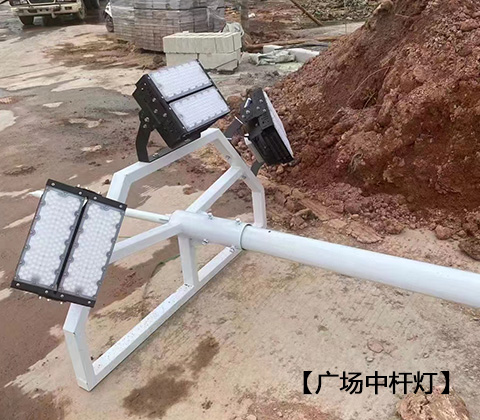 QDLED-T029球场麻豆电影网站LED投光灯200W广场中杆灯安装