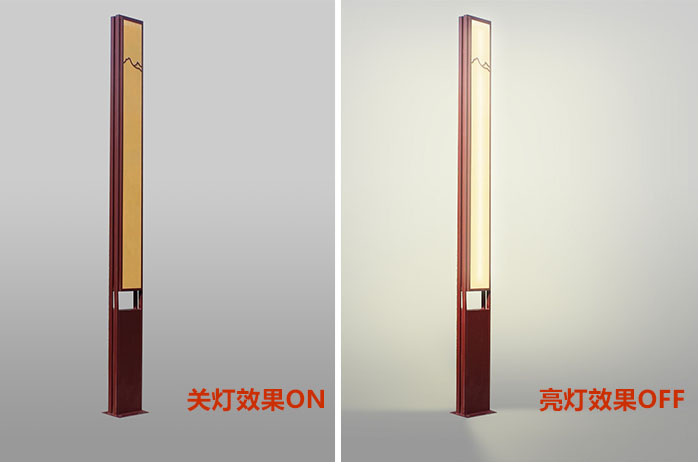 QDJGDZ-034特色新中式仿云石庭院久久久永久久久人妻精品麻豆柱关灯与亮灯效果实拍